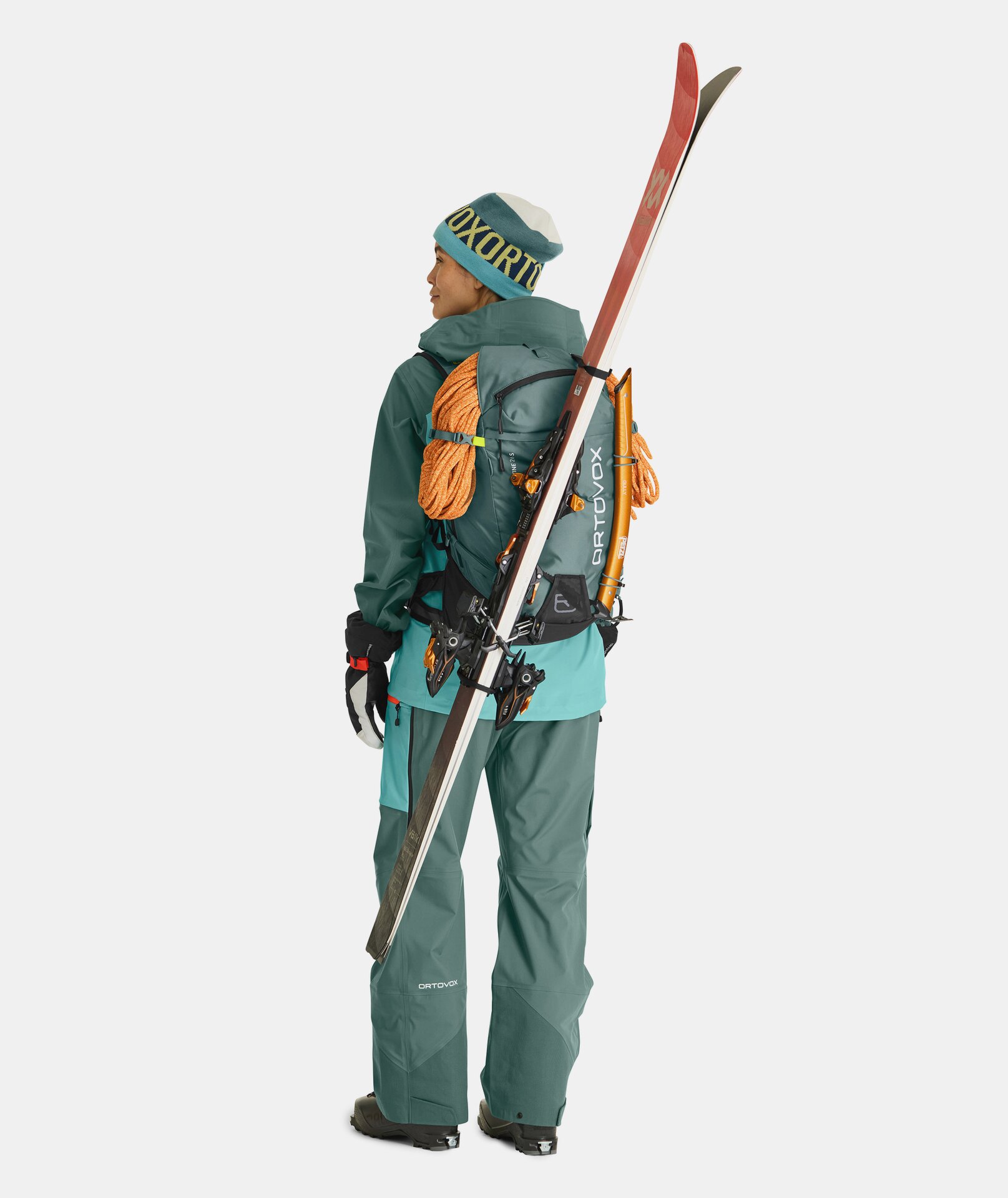 Diagonal ski carry top